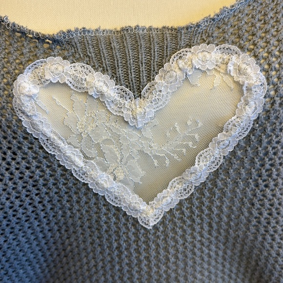 Upcycled Off-the-shoulder Sweater - Picture 2 of 4